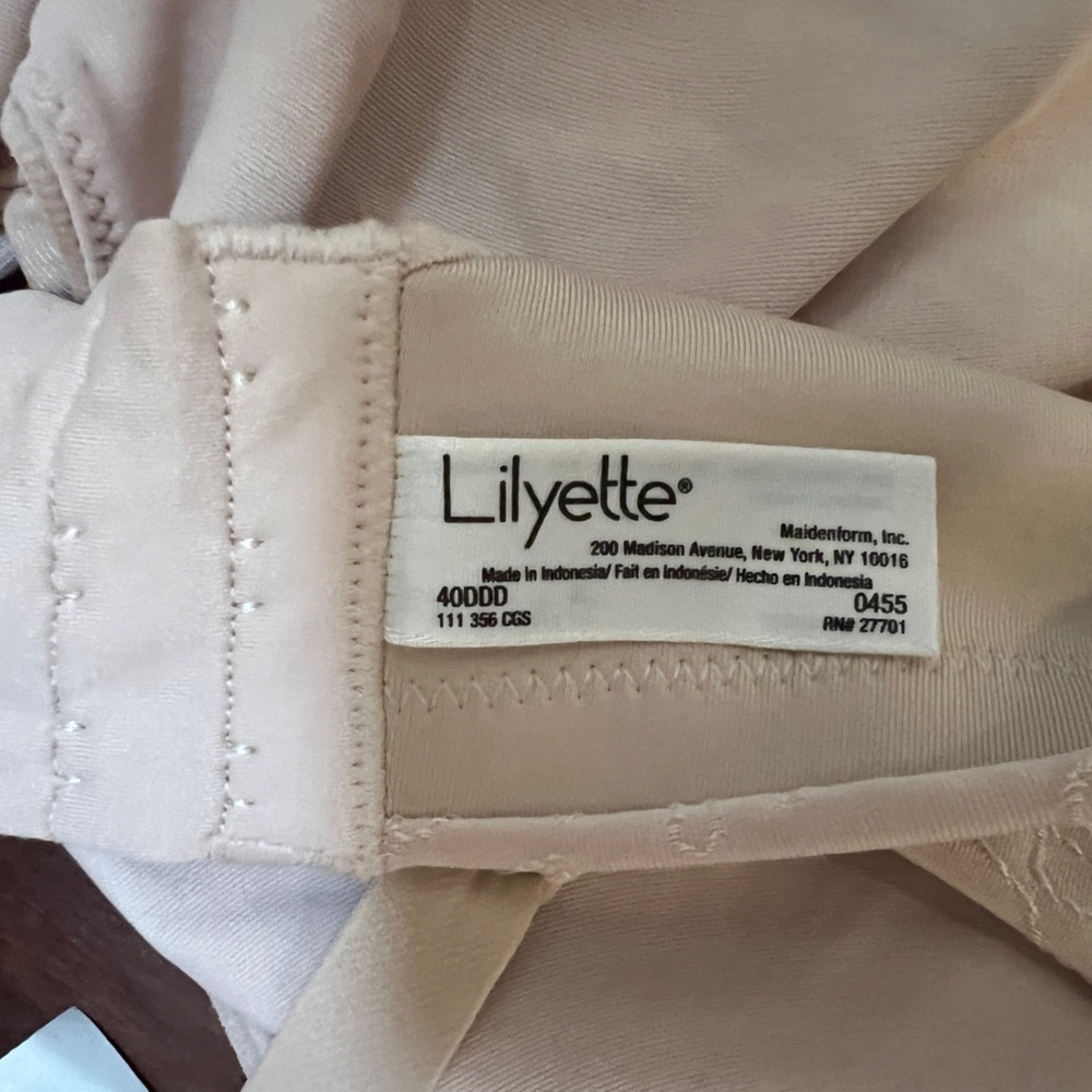 Lilyette by Bali Dream Jacquard Minimizer Bra Size 40DDD NWT style 0455 - Picture 6 of 6
